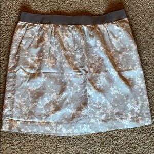 Ann Taylor floral skirt with zippered back